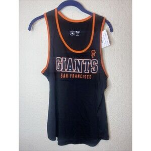 new MLB baseball SF Giants Baseball san francisco tank top 4Her sports Black L